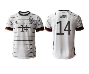 Men 2021 Europe Germany home AAA version 14 white soccer jerseys