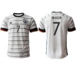 Men 2021 Europe Germany home AAA version 7 soccer jerseys