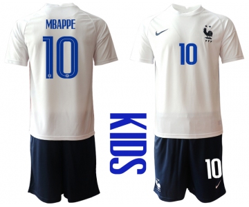 2021 France away Youth 10 soccer jerseys