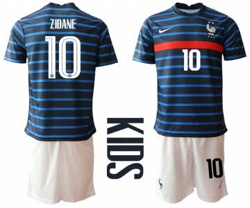 2021 France home Youth 10 soccer jerseys