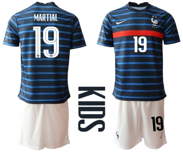2021 France home Youth 19 soccer jerseys