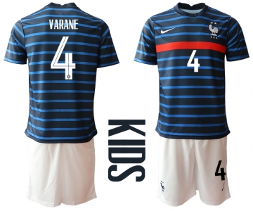 2021 France home Youth 4 soccer jerseys