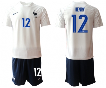 Men 2021 France away 12 soccer jerseys