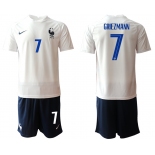 Men 2021 France away 7 soccer jerseys