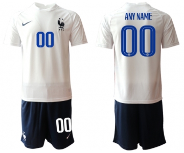 Men 2021 France away custom soccer jerseys