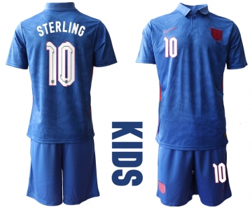 2021 European Cup England away Youth 10 soccer jerseys