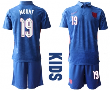 2021 European Cup England away Youth 19 soccer jerseys