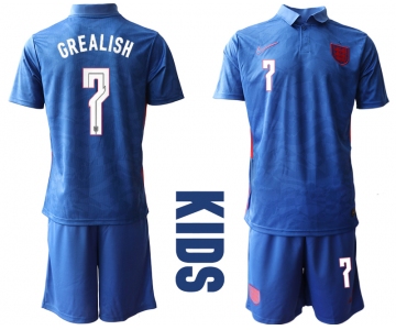 2021 European Cup England away Youth 7 soccer jerseys