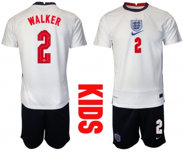 2021 European Cup England home Youth 2 soccer jerseys
