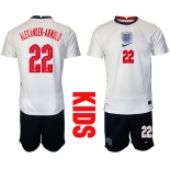 2021 European Cup England home Youth 22 soccer jerseys