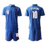 Men 2020-2021 European Cup England away blue 10 Nike Soccer Jersey