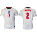Men 2020-2021 European Cup England home aaa version white 2 Nike Soccer Jersey