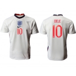 Men 2021 Europe England home AAA version 10 white soccer jerseys