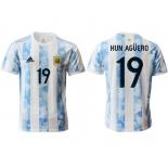 Men 2020-2021 Season National team Argentina home aaa version white 19 Soccer Jersey