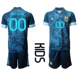 Youth 2020-2021 Season National team Argentina awya blue customized Soccer Jersey