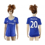 2016-17 Chelsea #20 MIAZGA Home Soccer Women's Blue AAA+ Shirt
