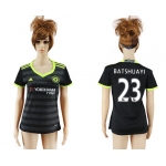 2016-17 Chelsea #23 BATSHUAYI Away Soccer Women's Black AAA+ Shirt