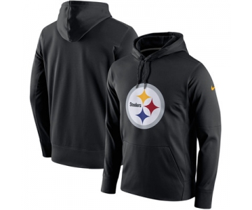 Men's Pittsburgh Steelers Nike Black Circuit Logo Essential Performance Hoodie