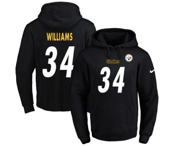 Nike Steelers #34 DeAngelo Williams Black Name & Number Pullover NFL Hoodie