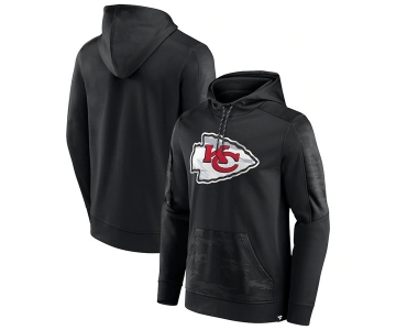 Men's Kansas City Chiefs Black On The Ball Pullover Hoodie