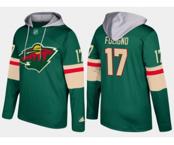 Adidas Minnesota Wild 17 Marcus Foligno Name And Number Green Hoodie