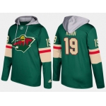 Adidas Minnesota Wild 19 Luke Kunin Name And Number Green Hoodie