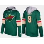 Adidas Minnesota Wild 9 Mikko Koivu Name And Number Green Hoodie