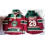 Old Time Hockey Minnesota Wild #29 Jason Pominville Red Hoodie
