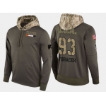 Nike Philadelphia Flyers 93 Jakub Voracek Olive Salute To Service Pullover Hoodie