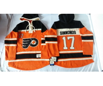 Old Time Hockey Philadelphia Flyers #17 Wayne Simmonds 2012 Winter Classic Orange Hoodie