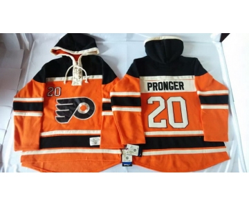Old Time Hockey Philadelphia Flyers #20 Chris Pronger 2012 Winter Classic Orange Hoodie