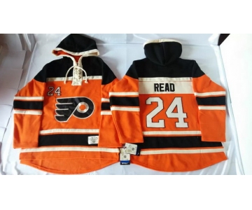 Old Time Hockey Philadelphia Flyers #24 Matt Read 2012 Winter Classic Orange Hoodie