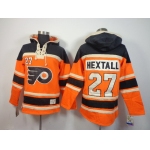 Old Time Hockey Philadelphia Flyers #27 Ron Hextall 2012 Winter Classic Orange Hoodie