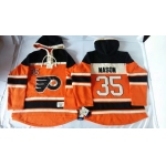 Old Time Hockey Philadelphia Flyers #35 Steve Mason 2012 Winter Classic Orange Hoodie