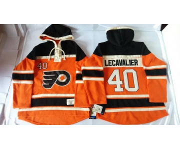Old Time Hockey Philadelphia Flyers #40 Vincent Lecavalier 2012 Winter Classic Orange Hoodie