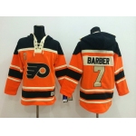 Old Time Hockey Philadelphia Flyers #7 Bill Barber 2012 Winter Classic Orange Hoodie