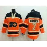 Old Time Hockey Philadelphia Flyers #7 Bill Barber 2012 Winter Classic Orange Hoodie