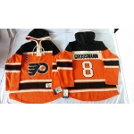 Old Time Hockey Philadelphia Flyers #8 Nicklas Grossmann 2012 Winter Classic Orange Hoodie