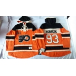 Old Time Hockey Philadelphia Flyers #93 Jakub Voracek 2012 Winter Classic Orange Hoodie