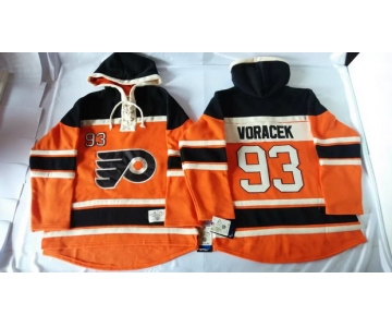 Old Time Hockey Philadelphia Flyers #93 Jakub Voracek 2012 Winter Classic Orange Hoodie