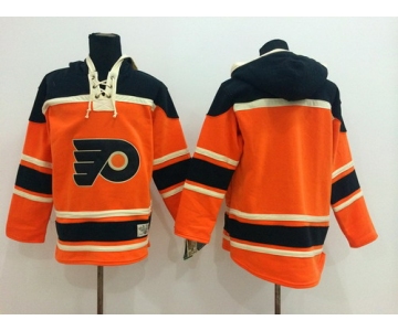 Old Time Hockey Philadelphia Flyers Blank 2012 Winter Classic Orange Hoodie