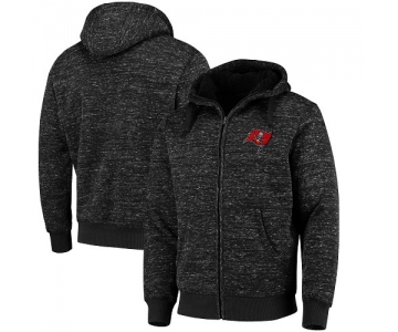 Men's Tampa Bay Buccaneers G-III Sports by Carl Banks Heathered Black Discovery Sherpa Full-Zip Jacket