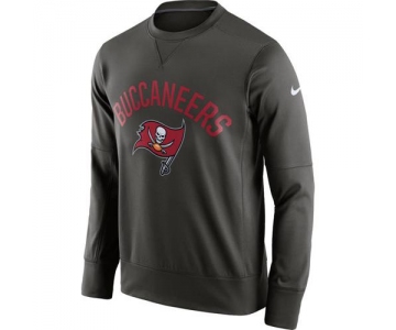 Men's Tampa Bay Buccaneers Nike Pewter Sideline Circuit Performance Sweatshirt
