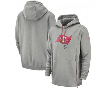 Tampa Bay Buccaneers Nike Sideline Performance Player Pullover Hoodie Gray