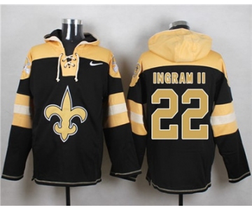 Nike New Orleans Saints #22 Mark Ingram II Black Player Pullover NFL Hoodie