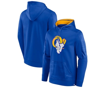 Men's Los Angeles Rams Royal On The Ball Pullover Hoodie