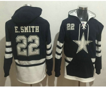 Men's Dallas Cowboys #22 Emmitt Smith 2016 Navy Blue Team Color Stitched NFL Hoodie