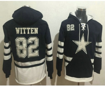 Men's Dallas Cowboys #82 Jason Witten 2016 Navy Blue Team Color Stitched NFL Hoodie