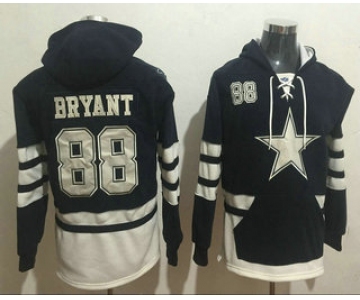 Men's Dallas Cowboys #88 Dez Bryant 2016 Navy Blue Team Color Stitched NFL Hoodie