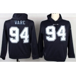 Nike Dallas Cowboys #94 DeMarcus Ware Blue Hoodie